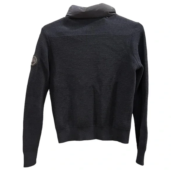 Canada Goose Navy Hybridge High Neck Knit Jacket Size XS NWT Sold OUT in stores - Picture 3 of 9